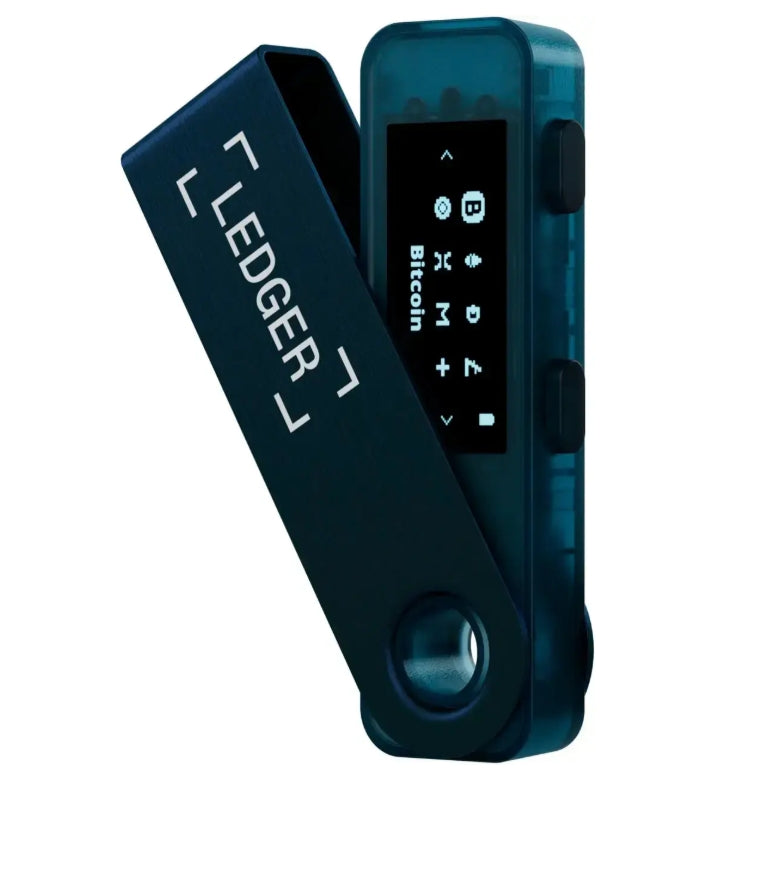 Ledger Nano S Plus Hardware Wallet - Black - Orange - Blue - White - Ice