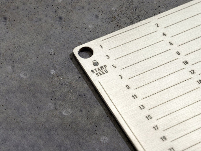 Stamp Seed Titanium Seed Plate