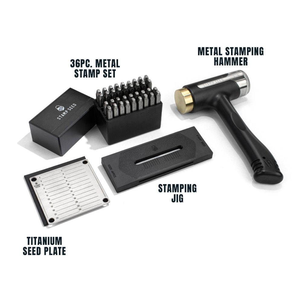 Stamp Seed Titanium Seed Phrase Stamping Kit