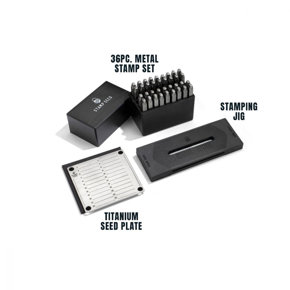 Stamp Seed Titanium Seed Phrase Stamping Kit