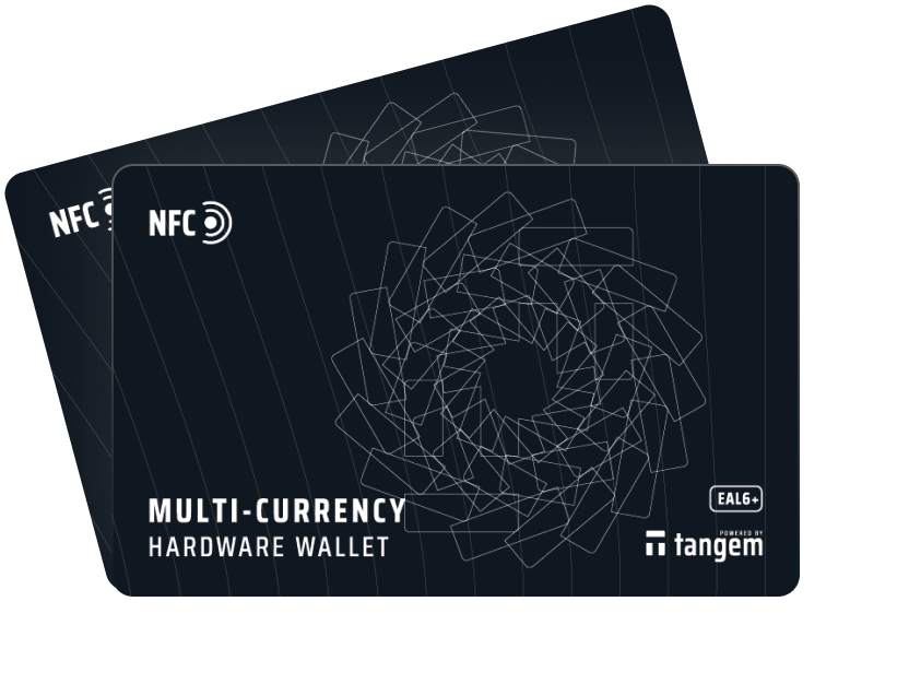 Tangem Wallet Cards 2 Pack - OLDER MODEL