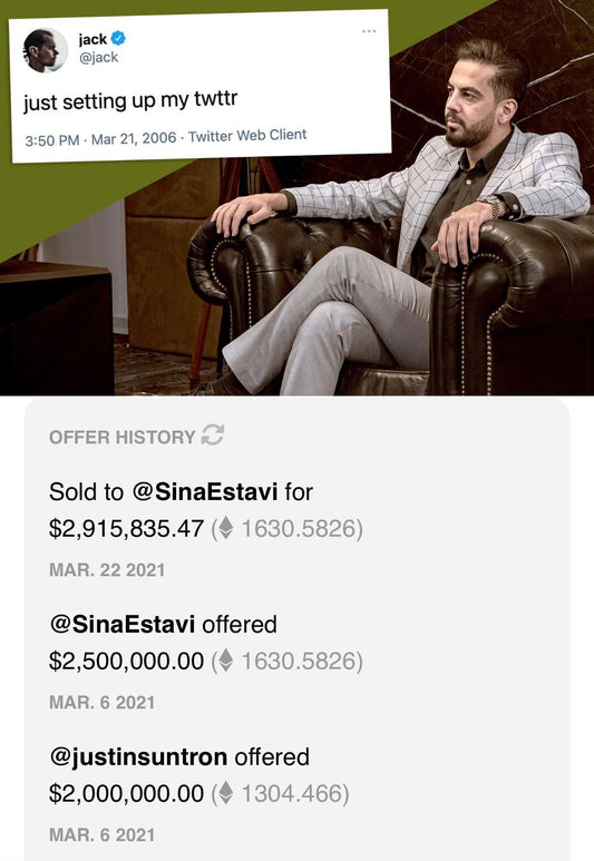 That $2.9M 'Mona Lisa' Tweet NFT Is Now Worth a Large Pizza?