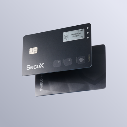 SecuX Shield Bio Crypto Hardware Wallet