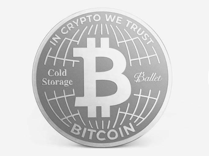 Ballet Cold Storage Coin Bitcoin Logo