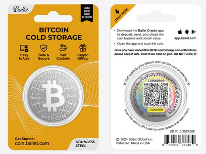 Ballet Cold Storage Coin Bitcoin Logo