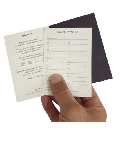 BitBox Bitcoin Backup Card 3 Pack