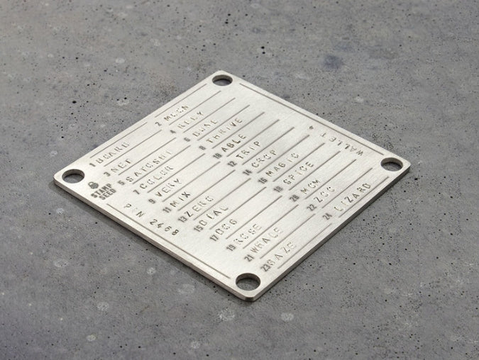 Stamp Seed Titanium Seed Plate