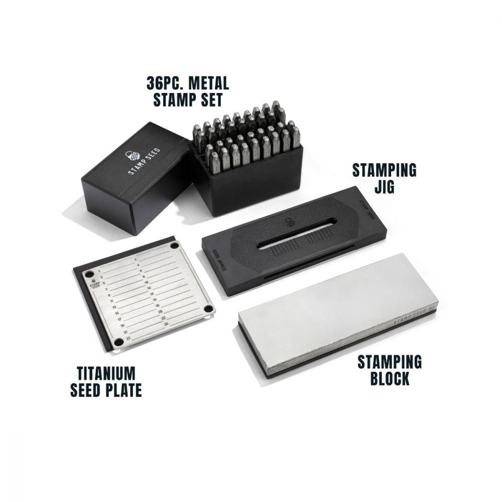 Stamp Seed Titanium Seed Phrase Stamping Kit