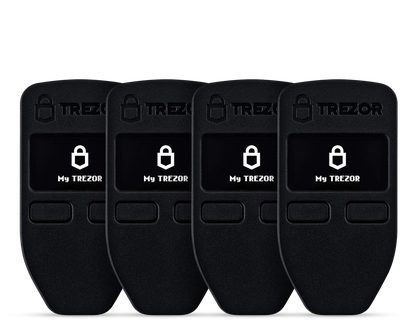 Trezor One Family Pack of 4 Hardware Wallets
